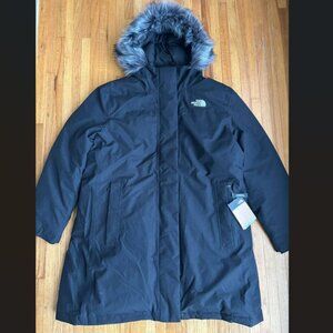 New W/Tag North Face Black Down Coat 3XL